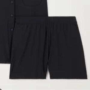 Skims Soft Lounge Sleep Shorts and Long Sleeve Top XS NWT